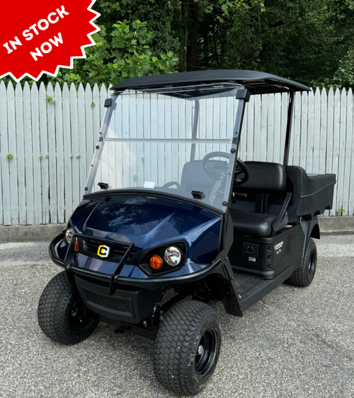 2025 Cushman Patriot Blue Pearl Hauler Pro Elite Lithium w/ Top & Windshield
