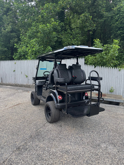 2025 Epic EV E40L Black Metallic Lithium 4 Passenger Lifted Golf Cart