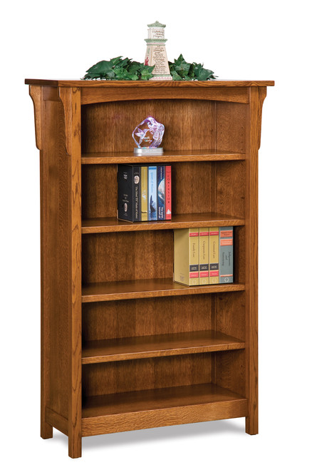 Bridger Mission 4 Shelf Bookcase