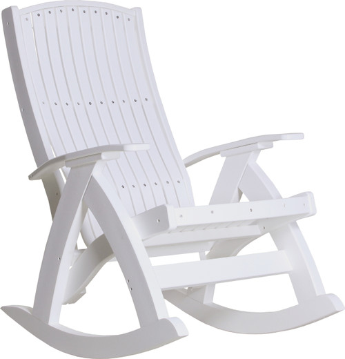 White Comfort Rocker