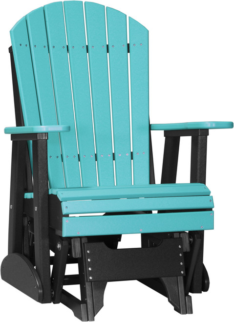 Aruba Blue 2' Adirondack Glider
