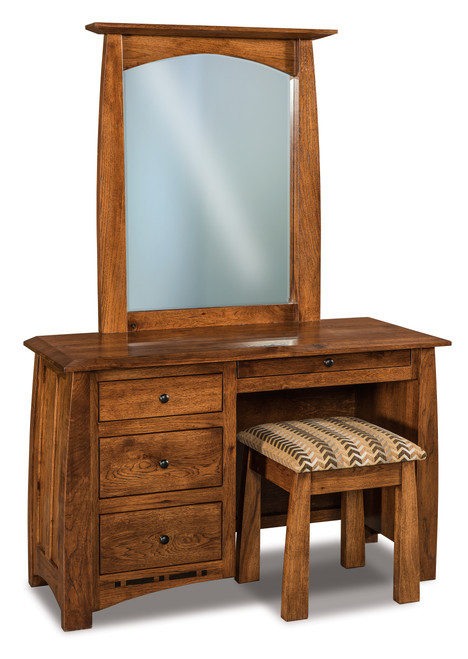 Boulder Creek Vanity Dresser with Bench 