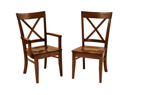 Frontier Arm Chair (left) & Frontier Side Chair (right)