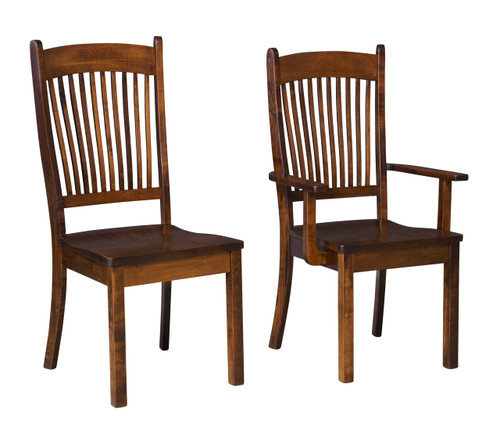 Benton Side Chair (left) & Benton Arm Chair (right)