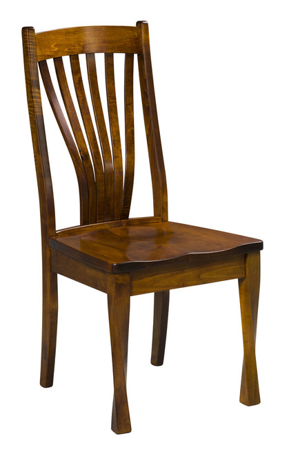 Lexington II Side Chair - shown in Brown Maple with Nutmeg Stain