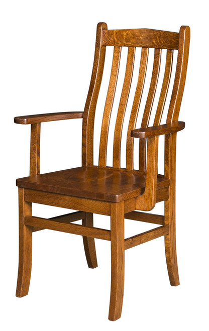Lincoln Arm Chair - shown in Quarter Sawn Oak with OCS 113 Michael's Stain