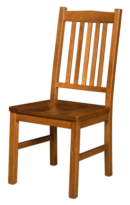 Mission II Side Chair - shown in Quarter Sawn Oak with OCS 113 Michael's Stain