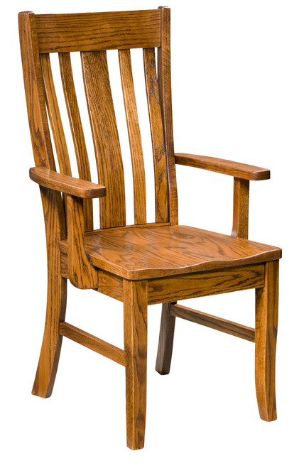 Nostalgia Arm Chair - shown in Oak with Lite Asbury Stain 