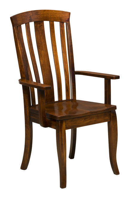 Saratoga Arm Chair - shown in Brown Maple with OCS 117 Asbury Stain 