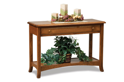 Carlisle Open Sofa Table with Drawer