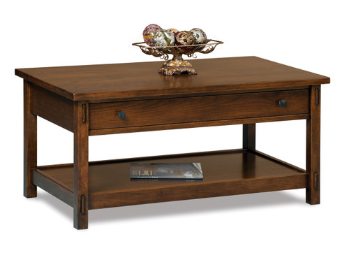 Centennial Open Coffee Table with Drawer