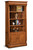 Old Classic Sleigh 4 Shelf, 2 Door Bookcase
