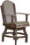Weatherwood & Chestnut Brown Adirondack Swivel Chair Counter Height