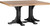 Cedar & Black 4'x6' Rectangular Table Bar Height