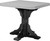 Dove Gray & Black 41" Square Table Counter Height
