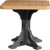 Cedar & Black 41" Square Table Counter Height