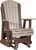 Weatherwood & Chestnut 2' Adirondack Glider