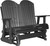 Black 4' Adirondack Glider