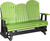 Lime Green & Black 5' Adirondack Glider