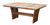 Delphi Table - shown in Wormy Maple with Natural Finish (top), Brown Maple with OCS 117 Asbury (base) 