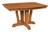 Grand Central Pedestal Table - shown in Quarter Sawn White Oak with FC 10749 Autumn Leaf