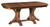 Granite Double Pedestal Table - shown in Hard Maple with Manchester Finish