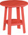 Red Deluxe End Table
