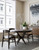 West Newton Pedestal Table shown with Marque Chair 