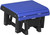 Blue & Black Glider Footrest