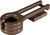 Chestnut Brown Slide-Out Cup Holder