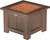 Chestnut Brown 15" Square Planter