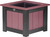 Cherrywood & Black 24" Planter