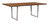 Lifestyle Trestle Table Chrome Base