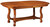 Old Classic Sleigh Trestle Table