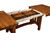 Vancouver Trestle Table Butterfly Leaf Storage Detail 
