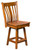 Bayridge Swivel Bar Stool - shown with optional footrest
