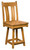 Bostonian Swivel Bar Stool with optional footrest