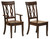 Carson Arm Chair (left) & Carson Side Chair (right) - shown in Brown Maple with Golden Brown Stain