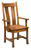 Jackson Arm Chair - shown in Oak with Lite Ausbury Stain 