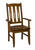 Jamestown Arm Chair - shown in Quarter Sawn Oak with OCS 113 Michael's Stain