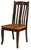 Kensington Side Chair - shown in Brown Maple with OCS 228 Rich Tobacco Stain (back and legs) and Copper Stain (seat)