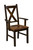 Kenwood Arm Chair - shown in Brown Maple with OCS 228 Rich Tobacco Stain, seat in Elm with OCS 113 Michael's Stain 