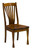 Lexington II Side Chair - shown in Brown Maple with Nutmeg Stain