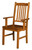 Mission II Arm Chair - shown in Quarter Sawn Oak with OCS 113 Michael's Stain