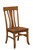Rainier Side Chair with Round Over Edge - shown in Elm with OCS 111 Boston Stain 