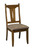Sierra Side Chair - shown in Brown Maple with OCS 117 Asbury Stain and fabric seats
