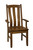 Westbrook Arm Chair - shown in Quarter Sawn Oak with OCS 113 Michael's Stain