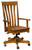 Canterbury Desk Chair - shown in Oak with Lite Walnut Stain 