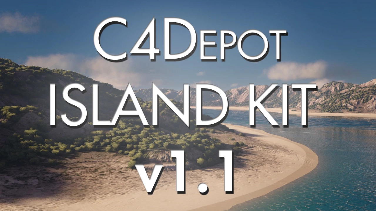 C4Depot Cinema 4D Plugin:Island Kit - video thumbnail image