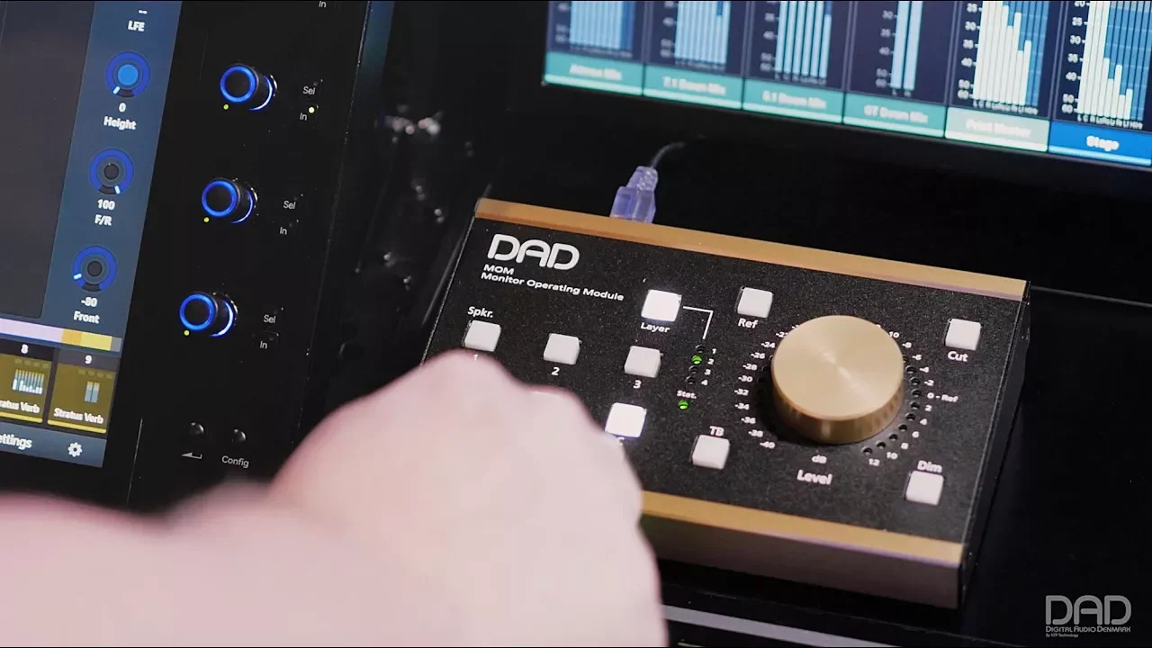 Digital Audio Denmark (DAD) MOM Monitor Operating Module - video thumbnail image